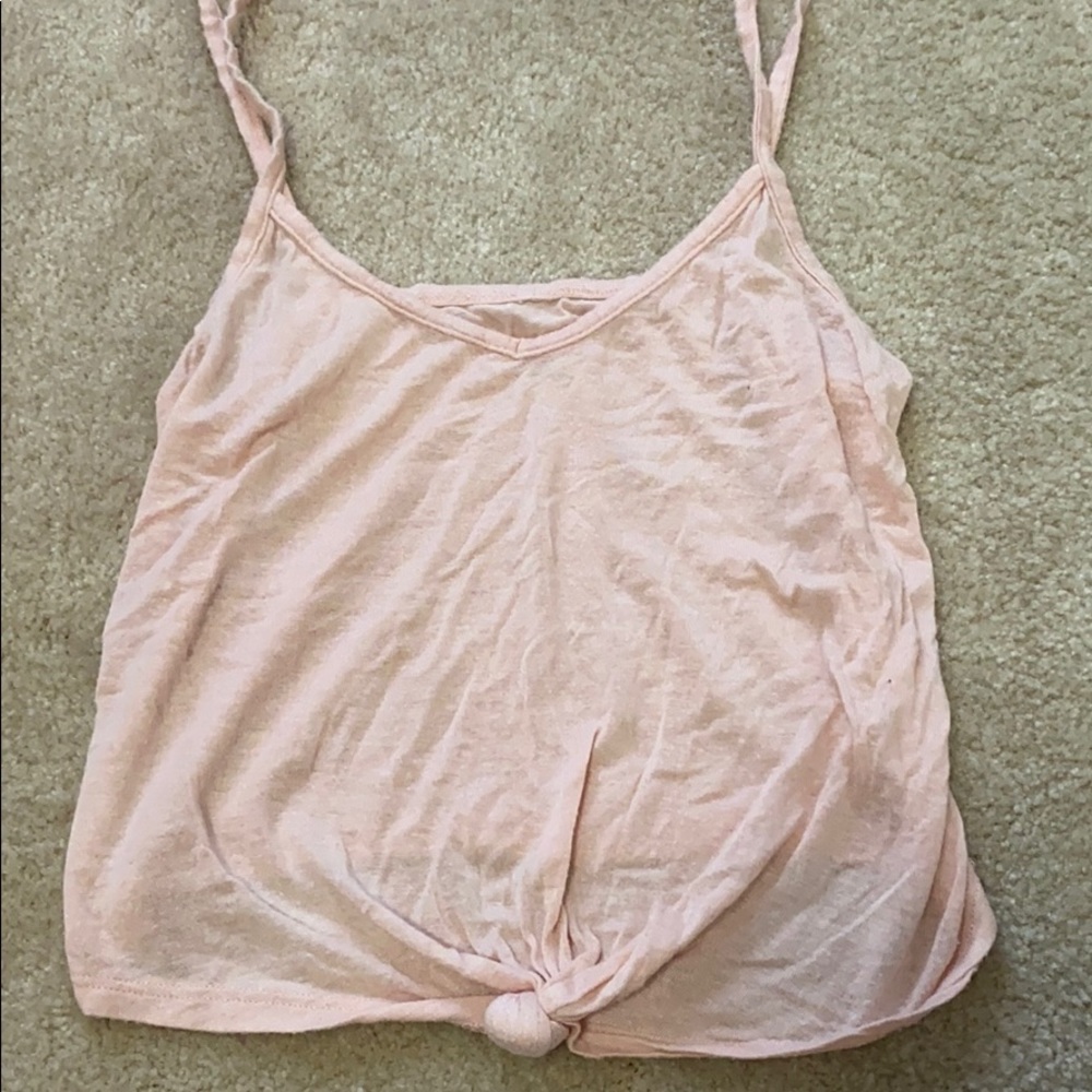 pink active wear tank top